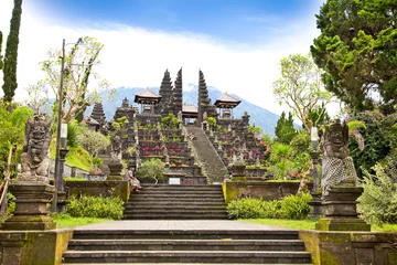 Fotobehang Agung Besakih complexe tempel, Bali, Indonesië © Aleksandar Todorovic