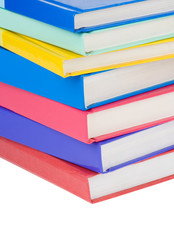 books isolated on white