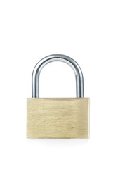 Naklejka premium Metal padlock