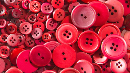 Red buttons, small and large.