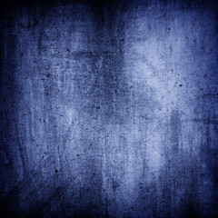 Blue grunge wall texture background