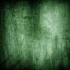 Green grunge wall texture background