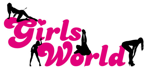Obraz premium Girls World