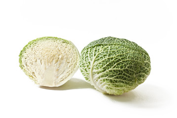 verza tagliata a metà