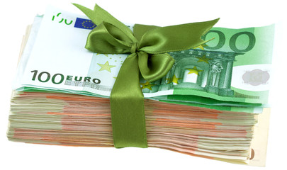 liasse de billets à offrir