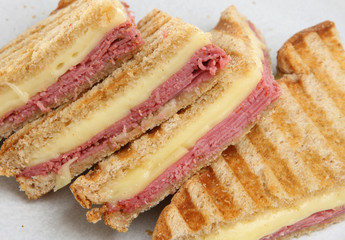 Pastrami & Cheese Toasted Sandwich