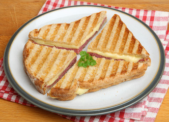 Pastrami & Cheese Toasted Sandwich