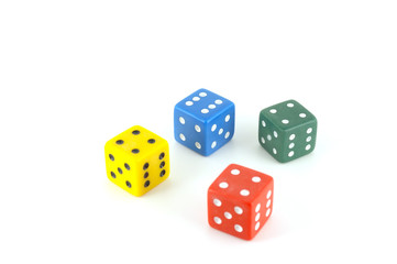 Four color dice
