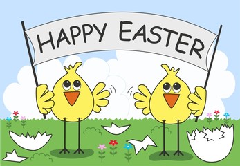 Fototapeta premium happy easter