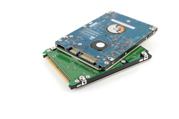 Two hard drives (HDD) for notebook