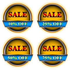 Four buttons sale