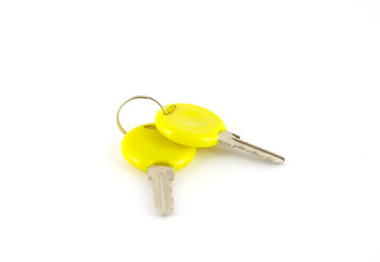 Two yellow keys