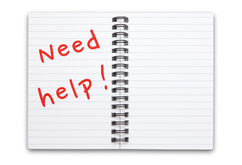 Need help! written on notepad