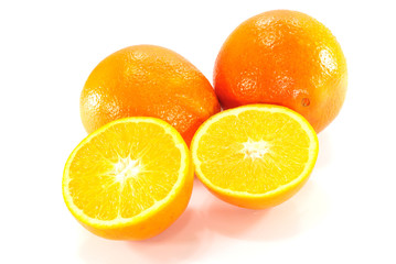 Orange isolated on white background