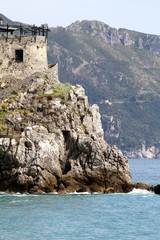 Fototapeta na wymiar Amalfi - Tower Saraceno