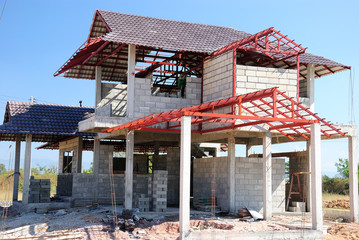 New Home Under Construction
