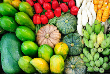 Fruits & Vegetables. Healthy eating series.