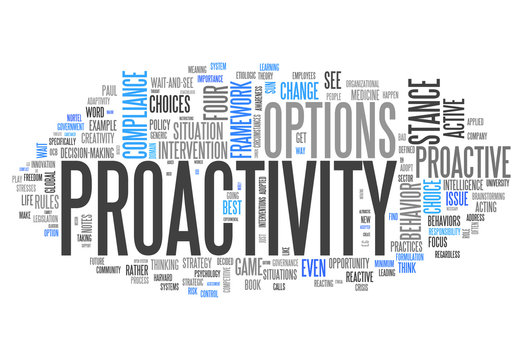 Word Cloud "Proactivity"