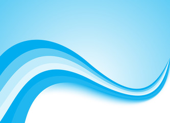 Blue light wave vector background