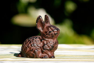 easter bunny on table