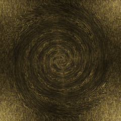 Abstract of spiral golden background