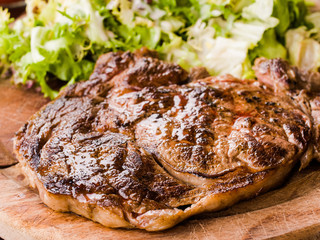 Grilled steak