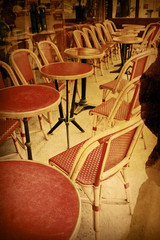 old-fashioned Cafe terrace