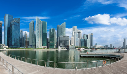 Singapore skyline panorama © Dmitry Rukhlenko