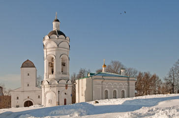 Fototapeta na wymiar Moskwa. George Bell Tower w Manor Kolomenskoe