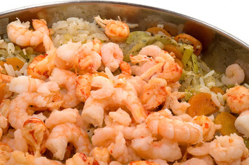 Garnelen, Krabben und Krebsfleisch