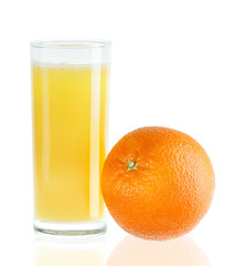 orange juice and orange