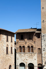 San Gimignano-  small walled medieval hill town in the Tuscany