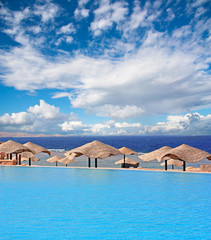 view from the pool at the Red Sea