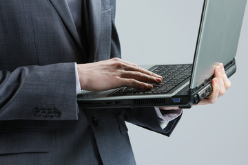 Businessman with Laptop
