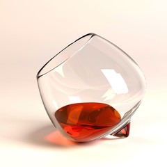 3d render of alcohol drink