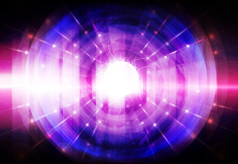 abstract colorful light beam