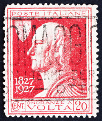 Postage stamp Italy 1927 Count Alessandro Volta, Physicist