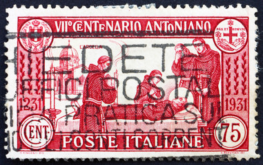 Postage stamp Italy 1931 St. Anthony’s Death