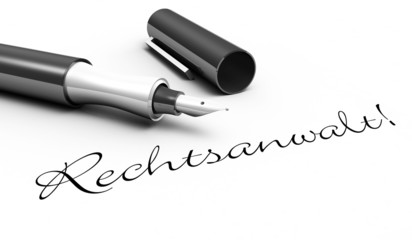 Rechtsanwalt! - Stift Konzept