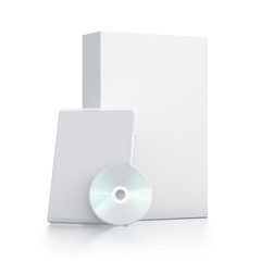 White package with CD - DVD