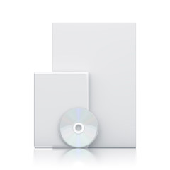 White package with CD - DVD
