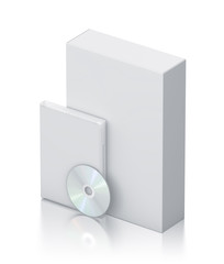 White package with CD - DVD