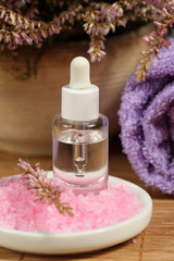 Bottle of aromatherapy oil