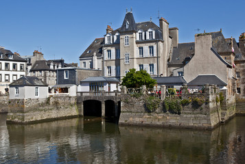 Pont habité , Landerneau