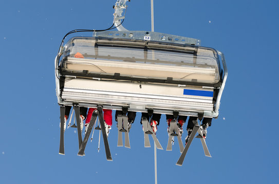 Skifilt von hinten