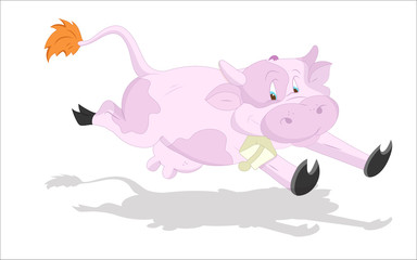 Running Cow
