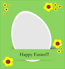 Happy Easter post card