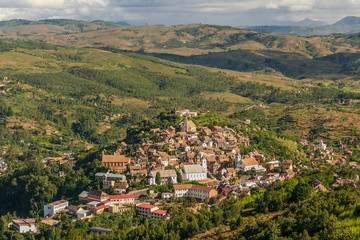 Fototapeta na wymiar Old city of Fianarantsoa