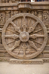 Chariot Wheel, Konark Sun Temple, Orissa