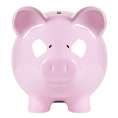 Pink piggy bank